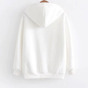 Hoodies personnalisés en coton pour femmes – Grande vente – Hoodies amples à manches longues pour femmes 2026 - Product Image 2