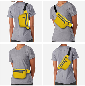 Nouvelle arrivée : Sac banane uni avec fermeture éclair pour la randonnée, la course, la gym, le cyclisme et les voyages - Product Image 4