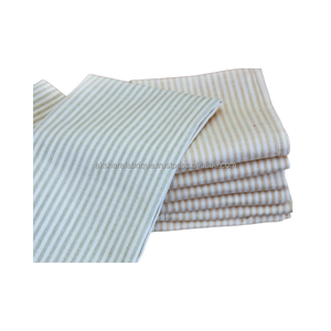 Serviettes de cuisine brodées 100% coton imprimées sur mesure Dobby lin blanchi bas quantité minimale de commande vente en gros pour un usage domestique pour les vacances de Noël - Product Image 6