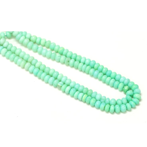 Cuentas de Ópalo Verde Parrot en Forma de Rondelle: Gemas Lisas para Joyería y Artesanía - Product Image 3