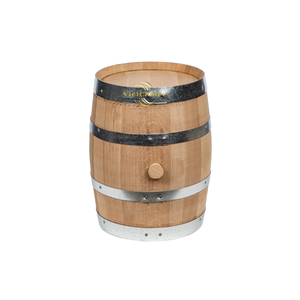Baril en bois de chêne naturel traditionnel pour le vieillissement du vin, du whisky et des boissons lors du camping, durable, capacité de 12 L - Product Image 4