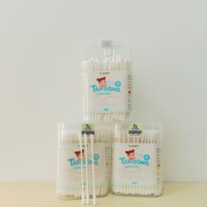 Hisopos de Algodón Suave de Doble Punta Plegables con Mango de Papel, Seguros para Oídos y Nariz, para Bebés Recién Nacidos, Marca Dr. Papie, OEM/ODM - Product Image 2