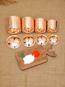 Hammered Copper Vintage Design Handcrafted Eco-Friendly Pantry Canister <b>Storage</b> <b>Jar</b> <b>Kitchen</b> Organizer Tea Coffee Container Food - Product Image 4