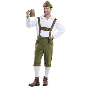 Vente en gros d'usine : Costume bavarois haut de gamme pour homme pour l'Oktoberfest avec logo brodé personnalisé – Lederhosen OEM ODM - Product Image 4