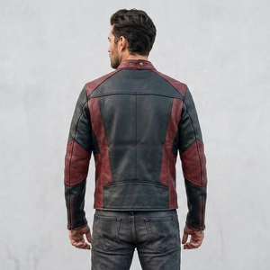 Dernières vestes en cuir pour hommes de qualité supérieure à prix de gros, couleurs personnalisées, vestes d'hiver en cuir en gros - Product Image 2
