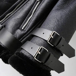 แจ็คเก็ตหนังแท้คุณภาพสูงสำหรับผู้หญิงแบบสั่งทำรุ่นใหม่ ระบายอากาศได้ดี  ถักทออย่างประณีต สวมใส่สบาย  ทันสมัย - Product Image 5