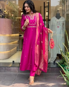 Hot Lawn Party Wear Modest Dress for Women in Pakistani Salwar Kameez with Stylish Dupatta 83774 - Product Image 1