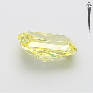Diamant de laboratoire CVD certifié IGI, 2,51 carats, taille Radiant, couleur Jaune Fantaisie, clarté VVS2, LG 792671010, ROYAL GEMS JEWELLERY MD-35 - Product Image 2