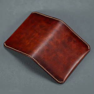 Cartera de Cuero Genuino para Hombre, Diseño Personalizado, Tamaño Personalizado, Cubierta de PU, Hecha a Mano, Vintage, Alta Calidad, Nueva Llegada, Venta al Por Mayor - Product Image 2