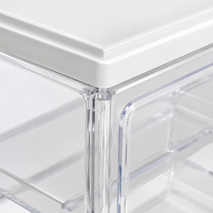 Custom Modern Eco-friendly for Acrylic Storage Display <b>Box</b> 2 Shelves Easy Assembly for Elegant - Product Image 1