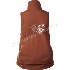 เสื้อกั๊กซิปหลายกระเป๋าคุณภาพสูงขายส่ง โลโก้สั่งทำได้ สำหรับล่าสัตว์ เดินป่า ผ้าแคนวาสฝ้าย 100% ระบายอากาศ กันลม เป็นมิตรกับสิ่งแวดล้อม - Product Image 3