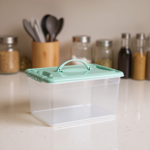 Contenitore di Plastica Originale da 12 L con Coperchio per Organizzazione della Cucina - Product Image 3