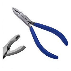 Pince de fermeture d'anneaux 5,6 pouces, outil professionnel pour la fermeture de jonctions, en acier inoxydable allemand, pour la fabrication de bijoux et la réparation de piercings corporels, Apto - Product Image 1