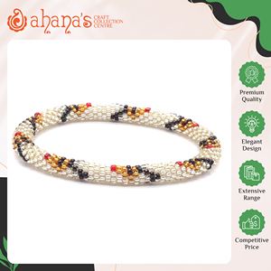 Bulk Manufacturer Selling Top Quality Elegant Design Multi Colors Handmade Crochet Needle Trendy Women's Glass <b>Beads</b> <b>Bracelet</b> - Product Image 2
