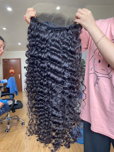 Extensions de cheveux humains vierges 100% cambodgiens de qualité supérieure, avec fermeture frontale, tissage double machine et toutes les couleurs disponibles - Product Image 2