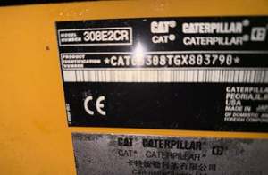 Mini-excavatrice hydraulique Cat 308E2 CR 2023 à vendre - Product Image 4