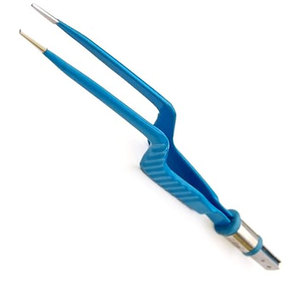 Pinzas Bipolares Manuales de Acero Inoxidable con Punta Antiadherente y Diseño de Bayoneta para Uso en Cirugía Neurológica y Cardíaca - Product Image 3