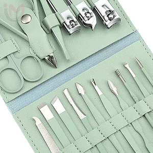 <b>Nail</b> <b>Kit</b> 7 In 1 Stainless Steel Manicure Tools Set With Portable Bag Classic Style For Adult - Product Image 3