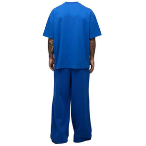 Camiseta Oversize de Algodón Grueso para Marcas de Marca Privada, Cuello Redondo, Estilo Urbano, Camisetas para Hombre, Suministro al por Mayor OEM - Product Image 2