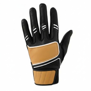 Baseball Batting Gloves Leather Full Finger Pitcher Right-Handed Camouflage <b>Duck</b> Design Non-Slip <b>Hook</b> Loop Closure Adult All - Product Image 1