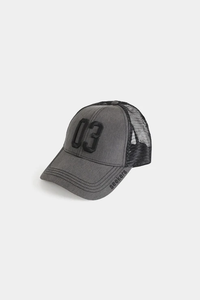 Casquette en maille brodée personnalisable de haute qualité SOSH 4 avec tissu standard - Product Image 2
