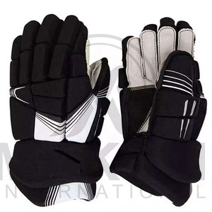 Guantes de Hockey sobre Hielo de Cuero Impermeables, Cómodos y Flexibles, con Cierre de Gancho y Bucle - Product Image 5
