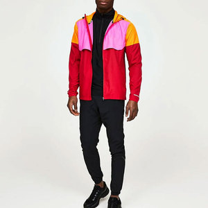 Chaqueta Deportiva Personalizada con Logotipo para Hombre, 100% Poliéster, Chaqueta Softshell Ligera para Senderismo y Running, Cortavientos con Cierre - Product Image 3