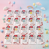 Cartes Pokémon 20EA Magnets 1 Set Rectangle Multi-pièces Collection Design Moderne pour la gestion de collection de cartes, design amusant