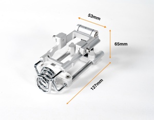 Siège de vélo confortable breveté selle en aluminium Roadbike avec absorption des chocs - Product Image 6