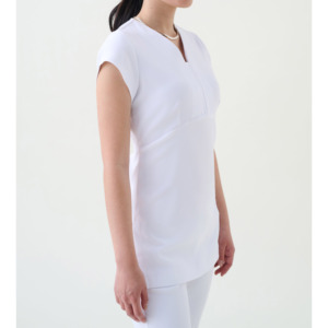 Camiseta Túnica para Salón de Belleza, Uniforme Elegante para Peluquería, Blusa Túnica para Enfermería - Product Image 3