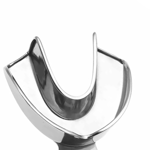 Bandejas Dentales de Acero Inoxidable Autoclavables de Alta Calidad, Juego de 6 Piezas para Prótesis Dentales, Bandeja de Impresión Dental Sin Perforaciones - Product Image 6