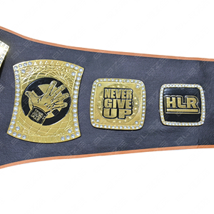 Cinturón de Halterofilia Personalizado de Campeonato, Doble Hebilla, Impresión Digital, Piel de Vacuno, Latón, John Cena, Última Edición, Cómodo, Taekwondo - Product Image 5