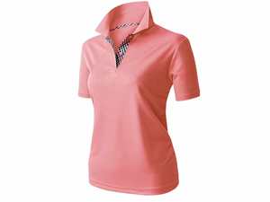 Polo rayé pour femme – Coupe classique et confortable, polo en coton doux de qualité supérieure pour femme avec broderie du logo - Product Image 4