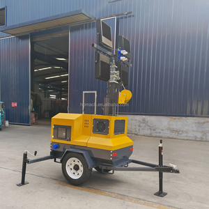 HOMACH 4HM4000 Projecteur mobile diesel sur tour <span class=keywords><strong>7m</strong></span> 4*400W LED IP66 6000K Lumière du jour Élévation manuelle/électrique 120° CRI80 AC - Product Image 2