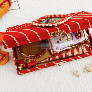 ชุดของขวัญงานแต่งงานแบบคอมโบ กล่องของขวัญงานแต่งงาน ชุดเมห์นดี บินดี กำไลข้อมือ ของขวัญเพื่อนเจ้าสาวแบบดั้งเดิม ของชำร่วยงานแต่งงาน งานซันจีต งานเมห์นดี ของขวัญงานขึ้นบ้านใหม่ - Product Image 5