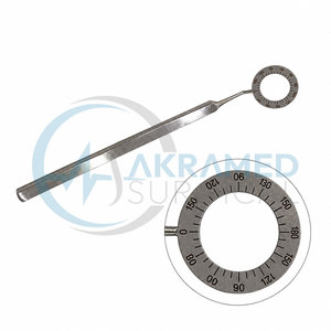 Henderson 4 Notch Degree <b>Gauge</b> Alignment <b>Marker</b> Ophthalmic Surgical Instrument Stainless Steel CE Certified Class I - Product Image 5