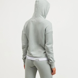 Conjunto de Sudadera con Capucha Unisex, Color Sólido, Tejido de Felpa, Estilo Holgado Informal, Ropa de Otoño, Corte Regular - Product Image 6