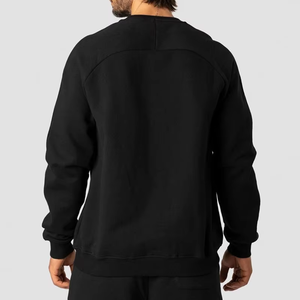 Sudadera de Alta Calidad de Manga Larga, Cuello Redondo, de Algodón, para Hombre, Invierno - Product Image 2