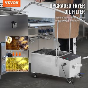 Unidad Portátil de Filtrado de Aceite con Capacidad de 38L y Velocidad de 10 L/min, Equipada con Ruedas Giratorias y Manguera de Aceite para Uso en Restaurantes - Product Image 2
