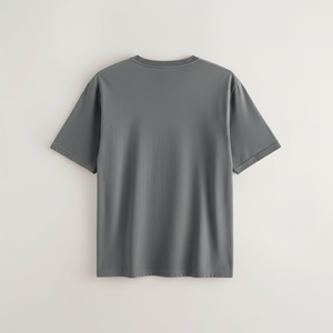 New Arrival Heavy Weight 220g <b>White</b> Regular Fit O-Neck <b>Short</b> Sleeve Men's T-Shirt 100% Cotton Knitted Streetwear Solid - Product Image 2