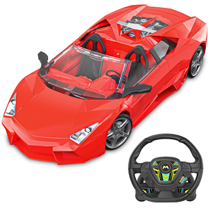 Coche Deportivo RC Mirana Escala 1:12 - Modelo Turbo Racer C con Control por Aplicación, Volante para Interiores y Exteriores, Control Remoto y Luces LED - Product Image 3