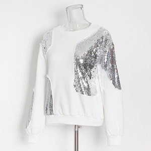 Pull-over Femme Automne à Paillettes Brodées, Nouvelle Collection 2026, Manches Longues, Coupe Ample, Sweat-shirt Tendance - Product Image 3