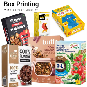 High Quality Custom Glossy/Matt/Embossed Effect Foil <b>Foldable</b> Paper <b>Box</b> Packaging Egg Seeds Flour-Economically Priced Various - Product Image 1