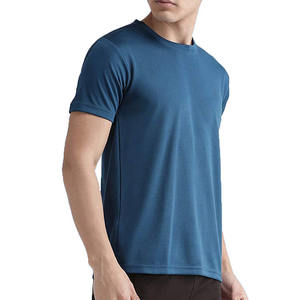 T-shirt pour homme en coton 100% respirant, facile à porter, coupe ample, imprimé, prix de gros pour adultes, matière douce. - Product Image 4