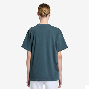 Camiseta personalizada al por mayor de 300 g/m² de algodón grueso con logotipo propio, impresión digital, camiseta para hombre con lavado ácido - Product Image 6