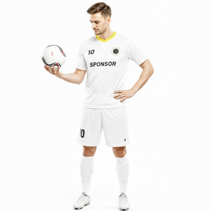 Ropa Deportiva de Invierno de Alta Demanda, Secado Rápido, Transpirable, Uniforme de Fútbol, Color Blanco, Impresión por Sublimación Personalizada - Product Image 3