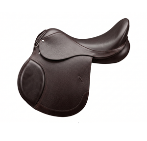 Selle d'équitation anglaise en cuir véritable de qualité supérieure, équipement d'équitation durable, selle d'entraînement confortable - Product Image 1