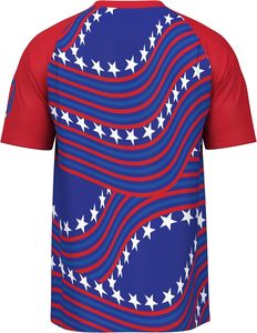 เสื้อฟุตบอลอเมริกันทีมแบบกำหนดเอง ผ้าโพลีเอสเตอร์ 100% ระบายอากาศได้ดี สวมใส่สบาย พิมพ์ลายแบบซับลิเมชั่น สำหรับทุกฤดูกาล - Product Image 3