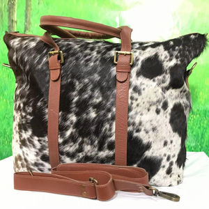 Bolso Tote Casual Impermeable de Cuero Genuino con Cremallera y Color Sólido, Set con Correa de Hombro Desmontable, Gran Capacidad, LTB-0459 - Product Image 1