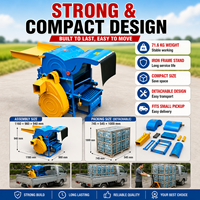 Offre Spéciale Batteuse Polyvalente BB-TD40X 300-500kg/h pour le Battement du Riz, du Blé, du Sorgho, du Millet et des Petits Grains